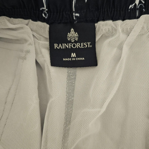 Rainforest Navy ⚓️ Anchor Swim Trunks Men's Size Medium NWT - Picture 3 of 10